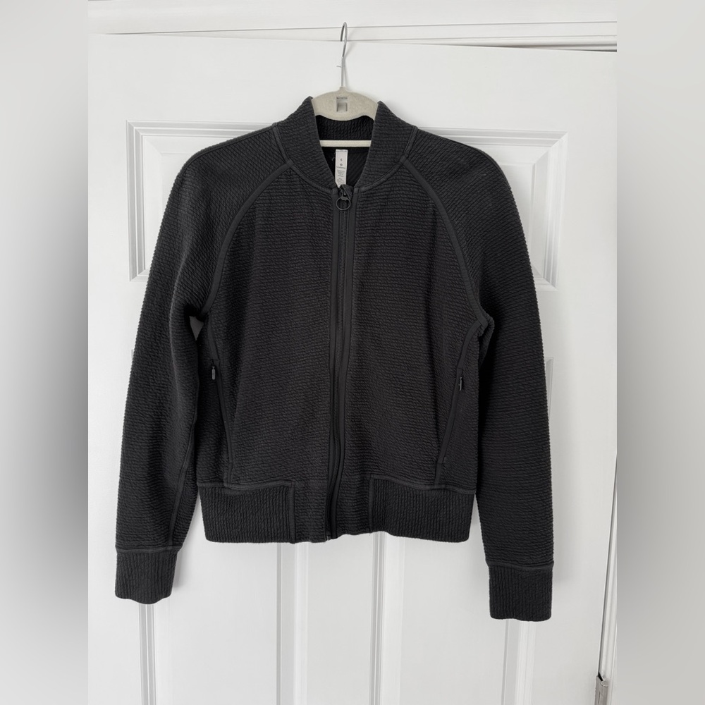 Lululemon Athletica On Repeat Bomber Jacket Black
